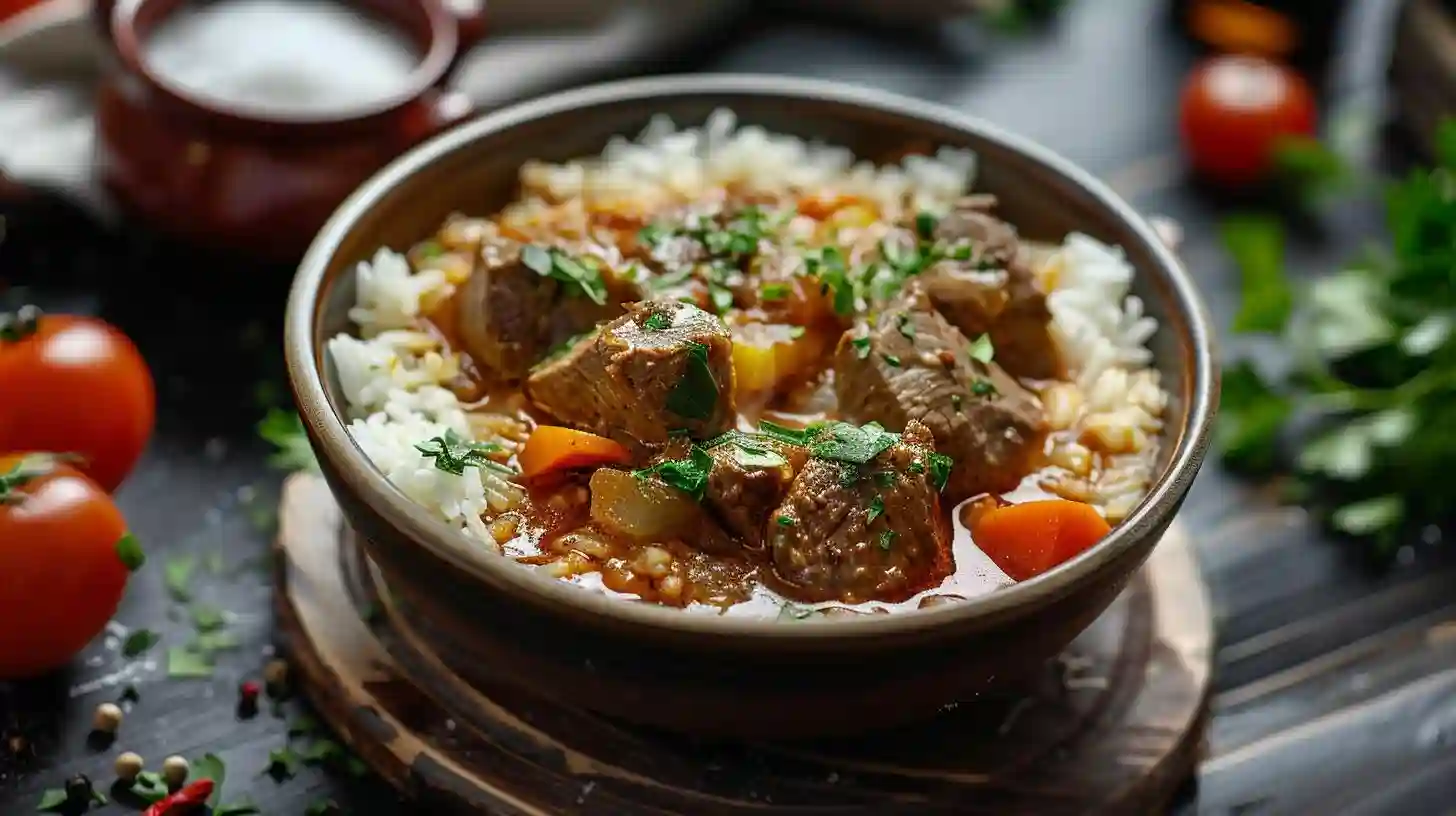 Mutton Braised Rice Delight