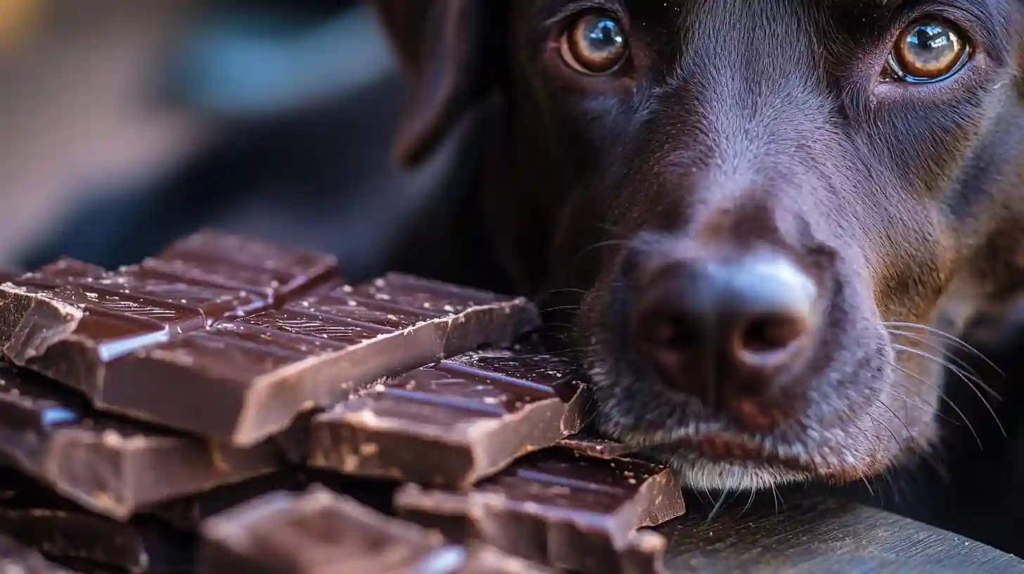 Chocolate poses serious health risks to dogs, warn experts.